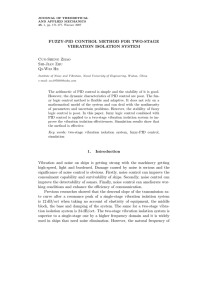 FUZZY-PID CONTROL METHOD FOR TWO