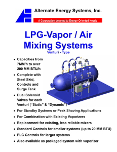 LPG-Vapor / Air Mixing Systems - Alternate Energy Systems, Inc.