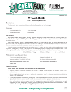 Whoosh Bottle - Flinn Scientific