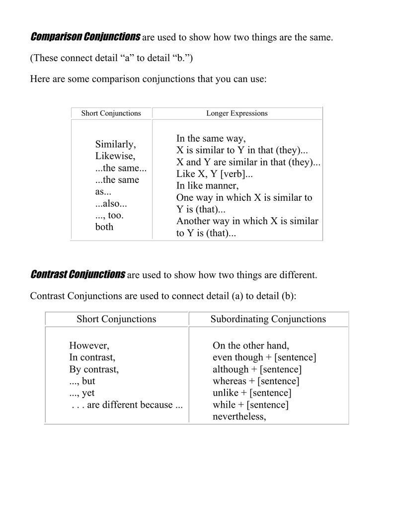 comparison-conjunctions-are-used-to-show-how-two-things-are-the