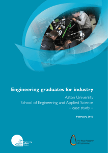 Engineering graduates for industry