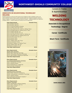welding technology - Northwest