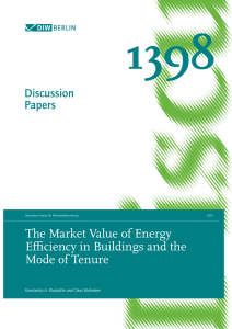 The Market Value of Energy Efficiency in Buildings and