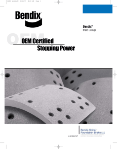 OEM Certified Stopping Power - Bendix Spicer Foundation Brake