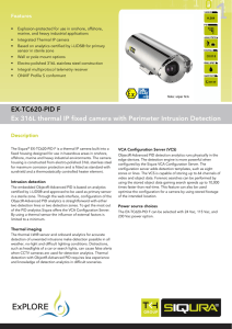 EX-TC620-PID F Ex 316L thermal IP fixed camera with Perimeter