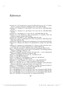 References - Department of Materials Science and Metallurgy