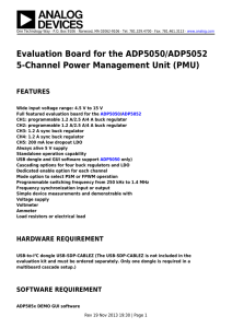 adp5050/adp5052 evaluation board - Digi-Key