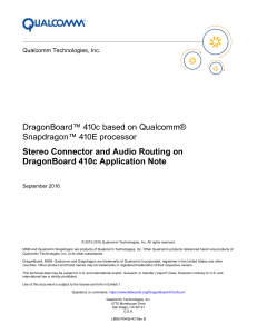 documentation - Qualcomm Developer Network