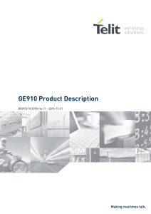 GE910 Product Description
