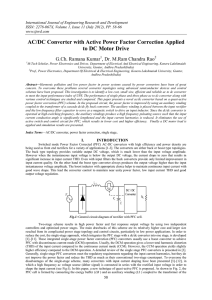 AC/DC Converter with Active Power Factor Correction