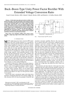 Buck–Boost-Type Unity Power Factor Rectifier With Extended