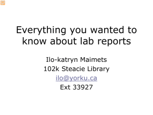 Everything you need to know about lab reports