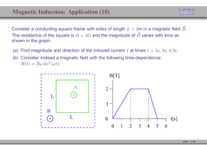 Magnetic Induction: Application (10)