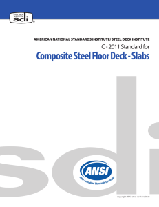 Composite Steel Floor Deck - Slabs