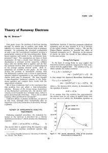 Theory of Runaway Electrons