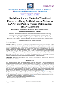 Real-Time Robust Control of Multilevel Converters Using Artificial