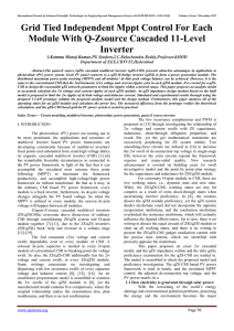 13.Grid Tied Independent Mppt Control For Each - ISSN:2454-356X