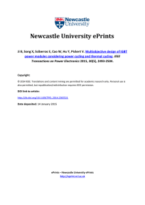 power - ePrints - Newcastle University