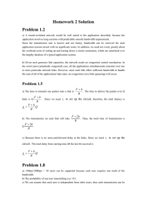 Homework 2 Solution Problem 1.2 ts ts Problem 1.8