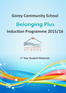 Belonging Plus - Gorey Community School