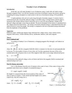 Faraday`s Law of Induction