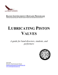 Lubricating Piston Valves - Musical Instrument Repair