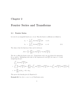 Fourier Series and Transforms