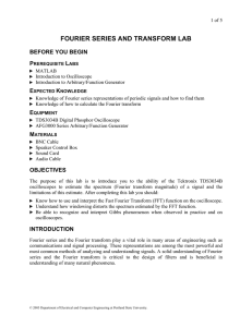 FOURIER SERIES AND TRANSFORM LAB