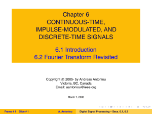 Fourier Transforms of Impulse Functions and Periodic Signals