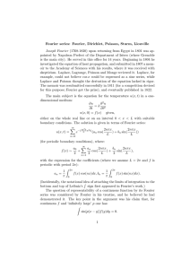 Fourier series - Math E-Mail