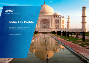 Country Tax Profile: India