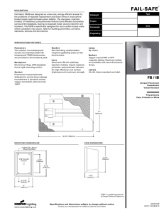 Detailed Specifications - Crawford Electric Supply