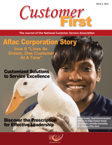 Issue 2, 2014 - National Customer Service Association