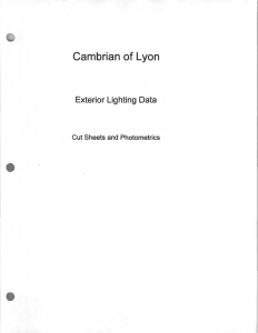 2013-05-15 Exterior Lighting Data