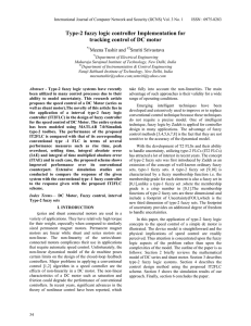 Type-2 fuzzy logic controller Implementation for tracking control of