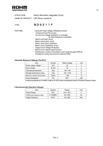 BD9211F - ROHM Co., Ltd.