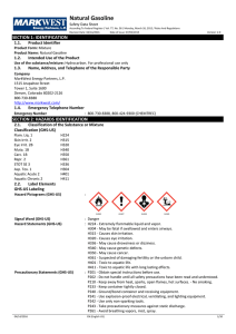 Natural Gasoline - MarkWest Energy Partners