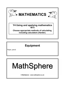 - MathSphere