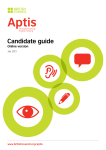 Candidate guide - British Council