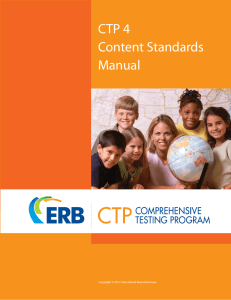 CTP 4 Content Standards Manual