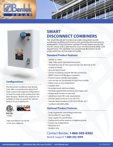 smart disconnect combiners