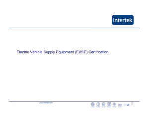 (EVSE) Certification - Electric Power Research Institute