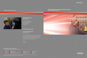 Reliable Power - Emerson Network Power