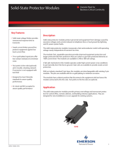 Solid-State Protector Modules