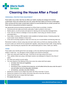 Cleaning the House After a Flood