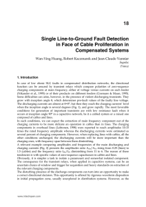 Single Line-to-Ground Fault Detection in Face of Cable