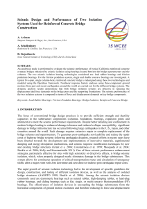 Seismic Design and Performance of Two Isolation Systems Used for