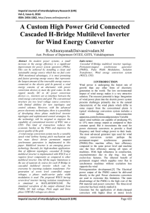 A Custom High Power Grid Connected Cascaded H-Bridge