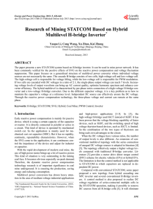 Research of Mining STATCOM Based on Hybrid Multilevel H