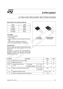 ultra-fast recovery rectifier diodes